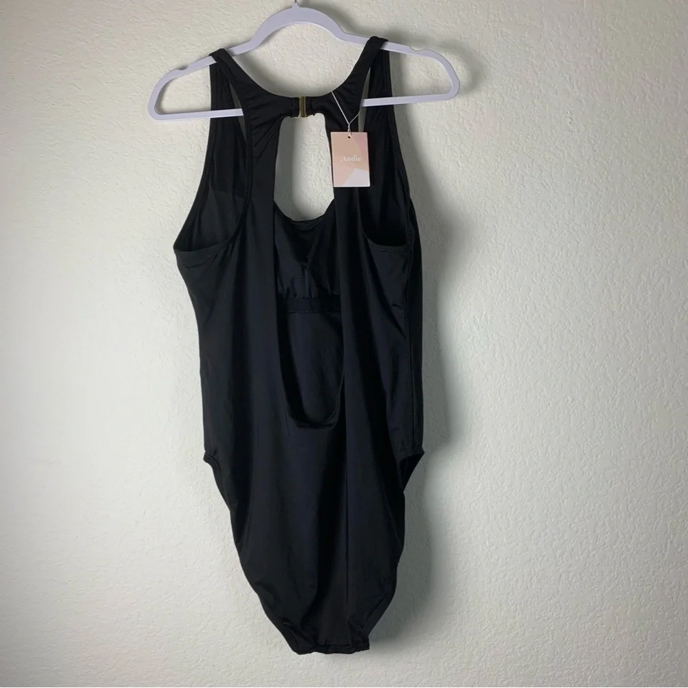 Andie Womens black Catalina one piece swimsuit XXXL